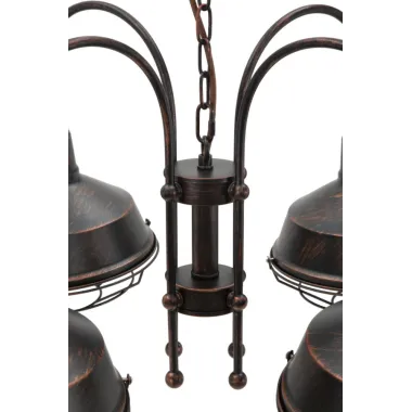 Lampa wisząca BRONX 4-punktowa 80x80x40 cm (długość łańcucha 80 cm)